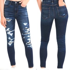 American Eagle super hi rise jegging sz 8 Short